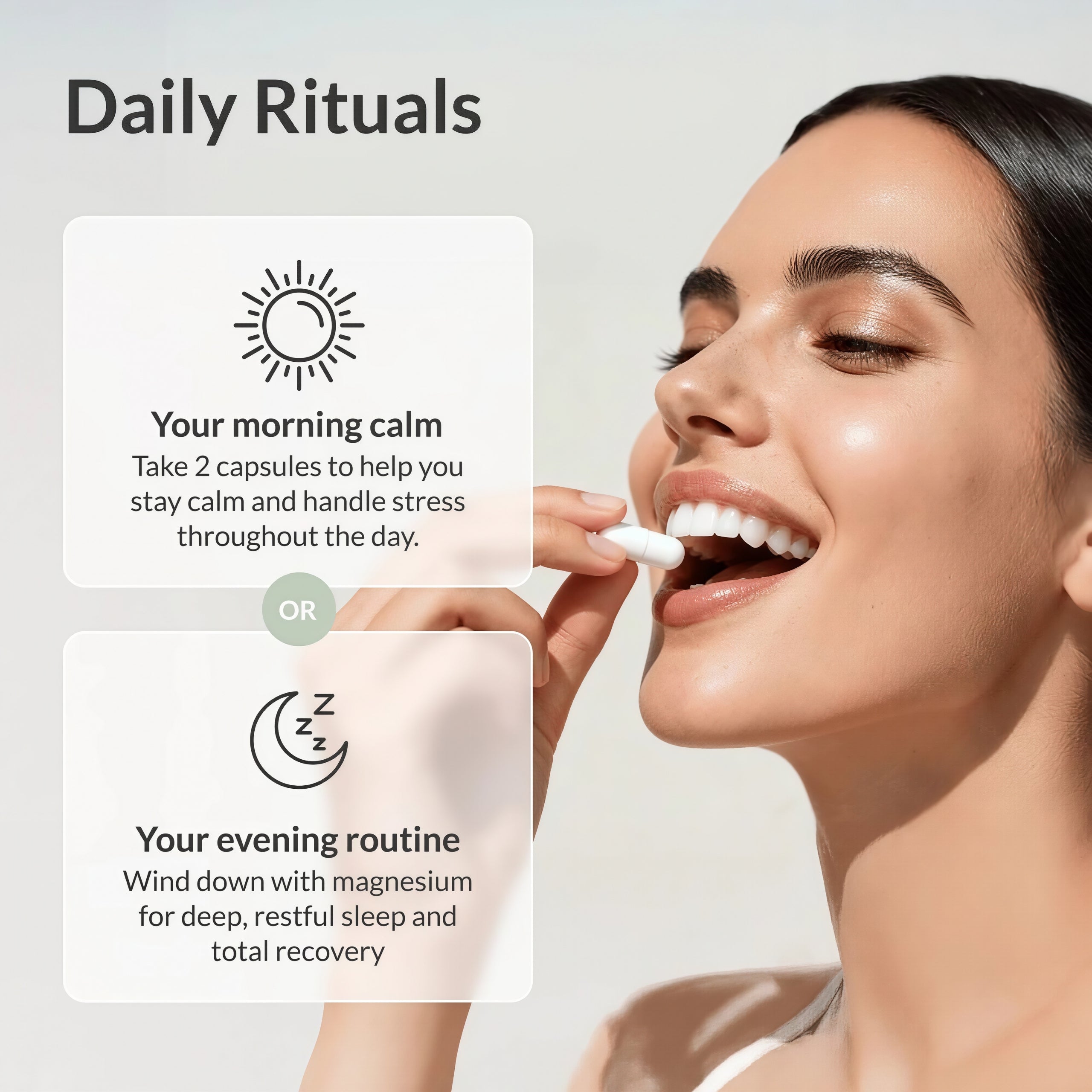 BIOptimizers Magnesium Breakthrough Supplement Calming Vitamins 60 Capsules